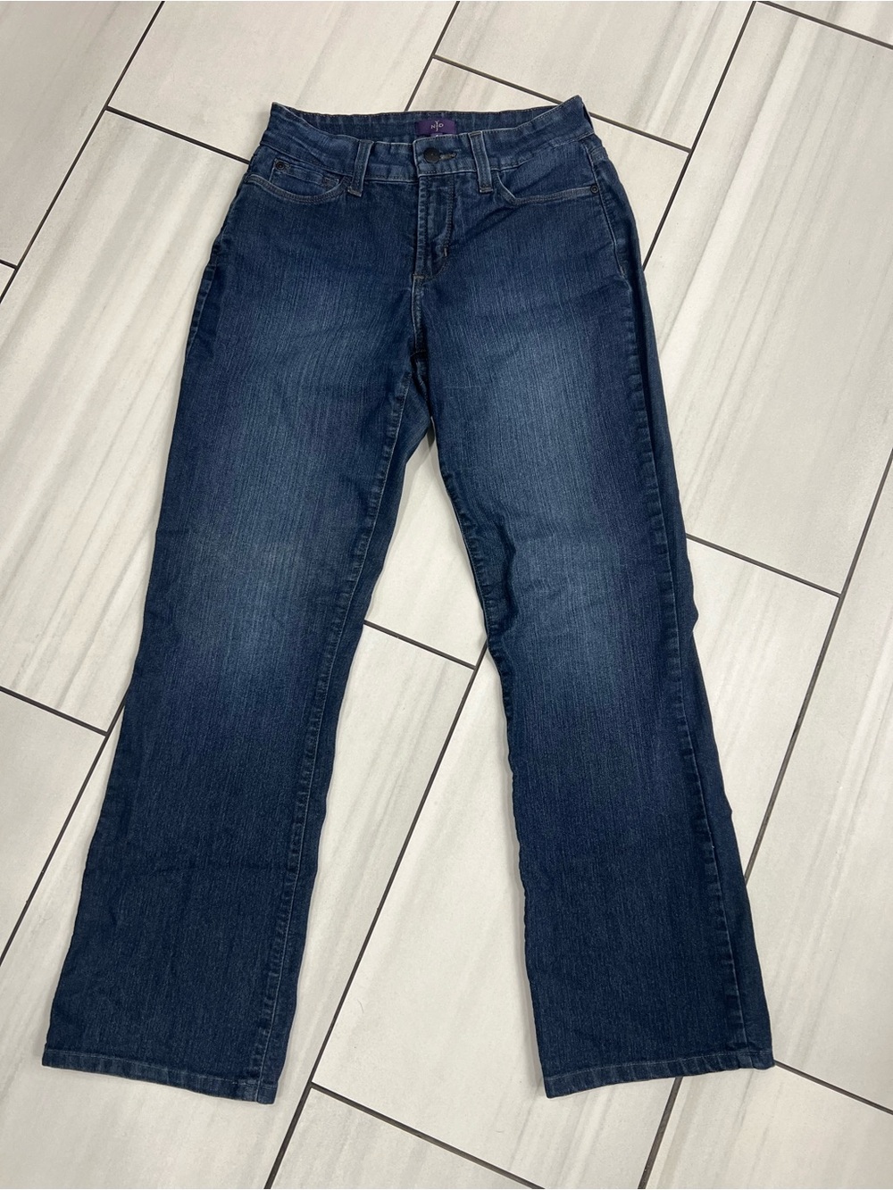 NYDJ Lift Tuck Technology Women's Bootcut Mid Rise Medium Wash Jeans Size 4